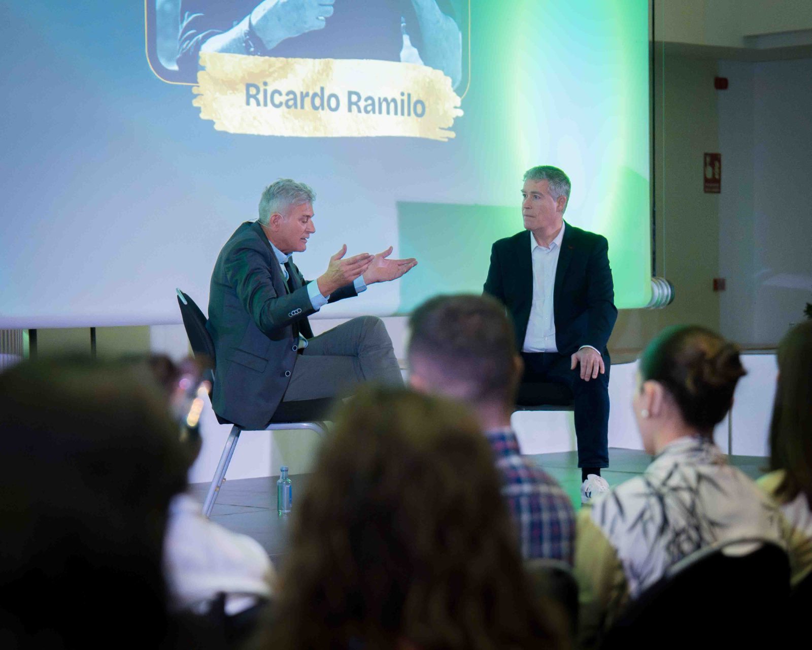 Ricardo Ramilo durante la entrevista